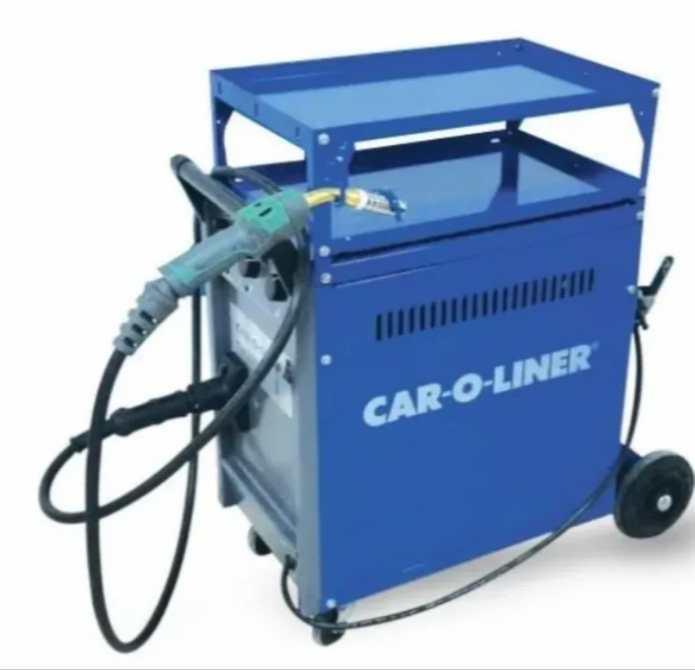 Car-O-Liner MIG welding machine for automotive body repair and precision welding tasks in workshops.