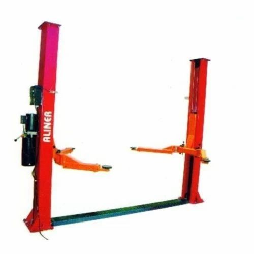 Two Post Lift with base plate, 4-ton capacity for vehicle lifting in garages and service centers